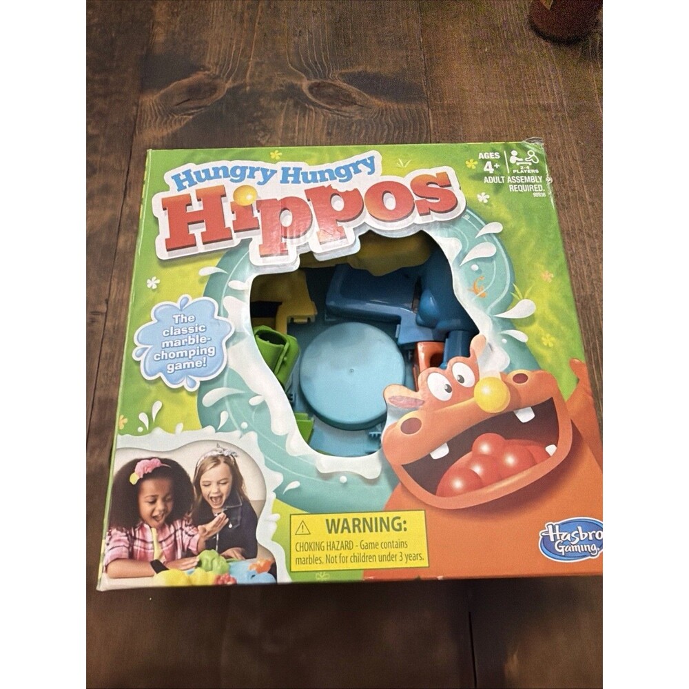 Hungry Hungry Hippos Game 2017 Milton Bradley Hasbro - Complete